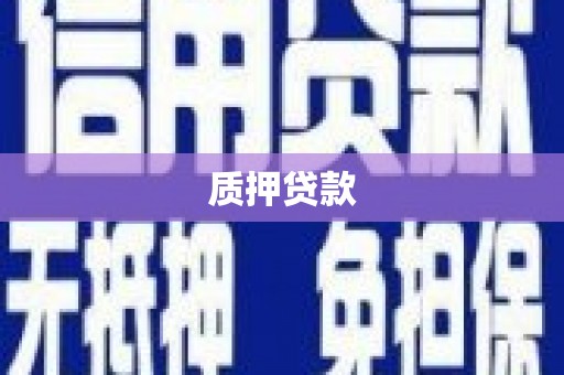苏尼特右旗质押贷款
