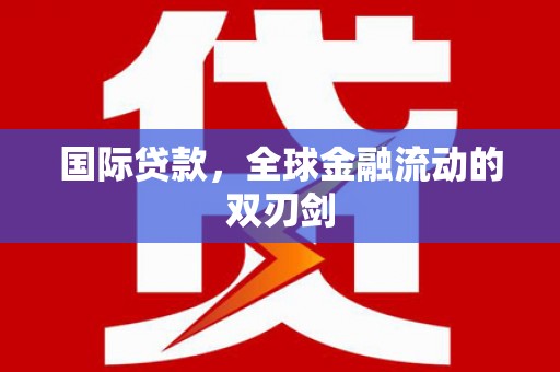 苏尼特右旗国际贷款，全球金融流动的双刃剑