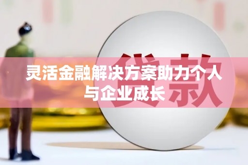 苏尼特右旗灵活金融解决方案助力个人与企业成长