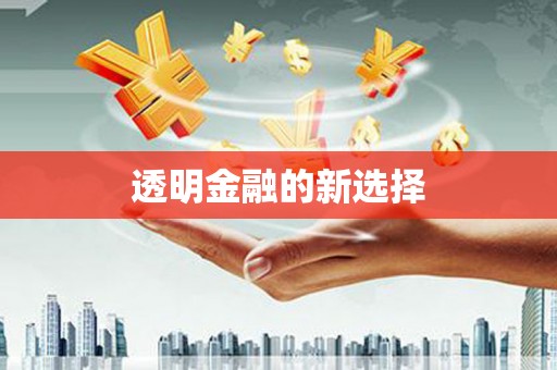 苏尼特右旗透明金融的新选择