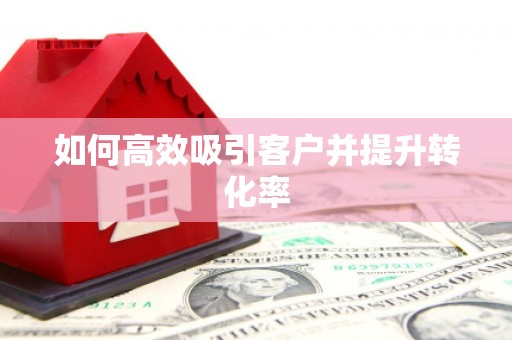 苏尼特右旗如何高效吸引客户并提升转化率