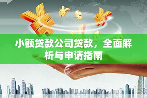 苏尼特右旗小额贷款公司贷款，全面解析与申请指南