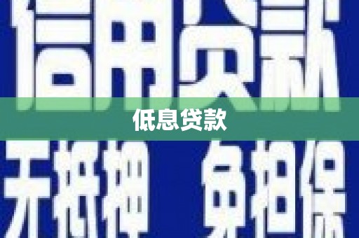 苏尼特右旗低息贷款