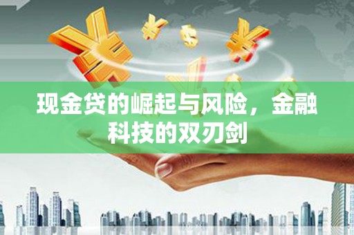 苏尼特右旗现金贷的崛起与风险，金融科技的双刃剑