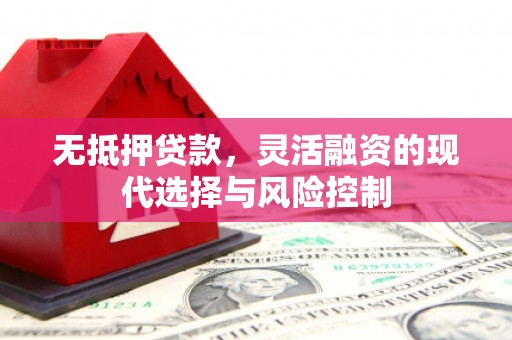 苏尼特右旗无抵押贷款，灵活融资的现代选择与风险控制