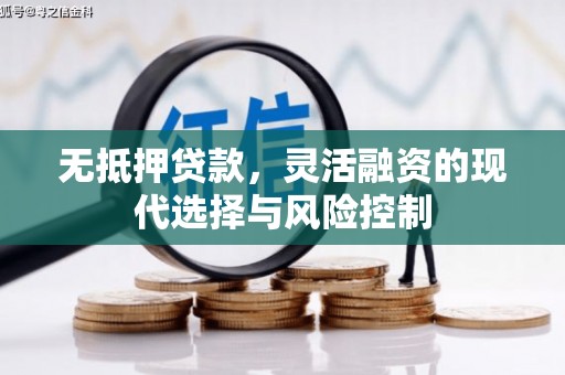 苏尼特右旗无抵押贷款，灵活融资的现代选择与风险控制