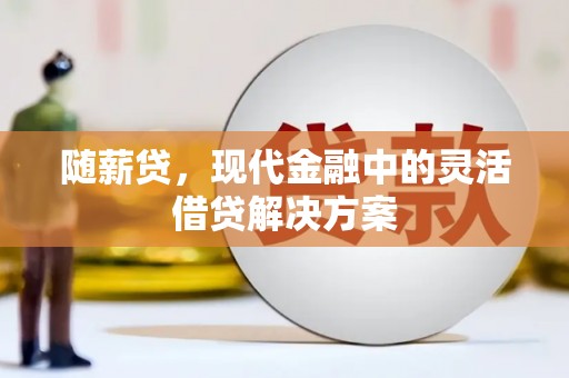 苏尼特右旗随薪贷，现代金融中的灵活借贷解决方案