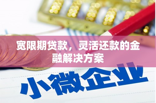 苏尼特右旗宽限期贷款，灵活还款的金融解决方案