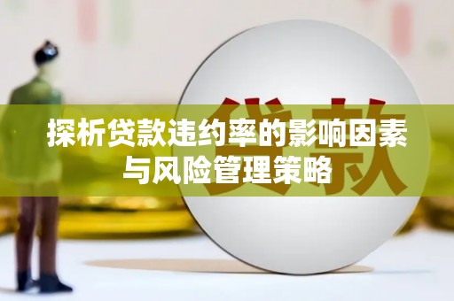 苏尼特右旗探析贷款违约率的影响因素与风险管理策略