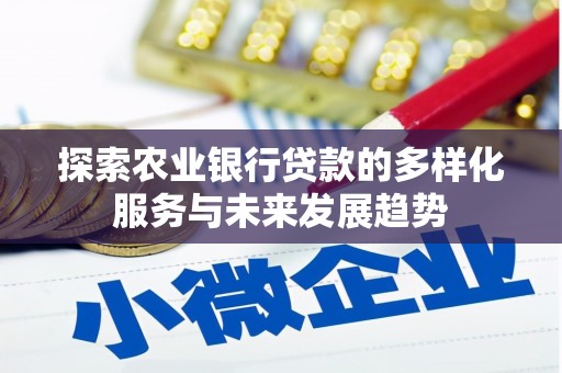 苏尼特右旗探索农业银行贷款的多样化服务与未来发展趋势