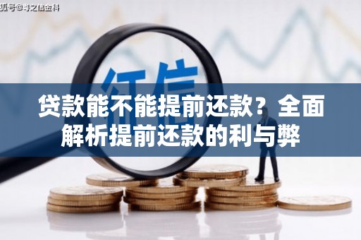 苏尼特右旗贷款能不能提前还款？全面解析提前还款的利与弊