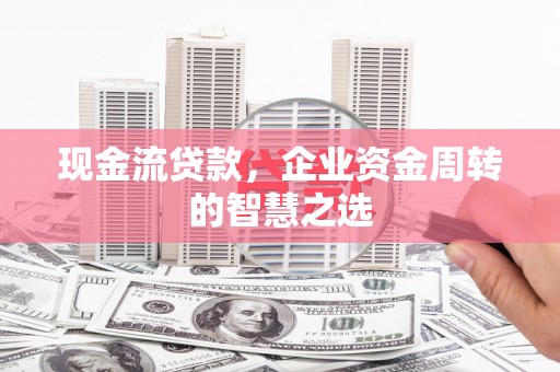 苏尼特右旗现金流贷款，企业资金周转的智慧之选