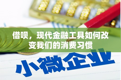 苏尼特右旗借呗，现代金融工具如何改变我们的消费习惯