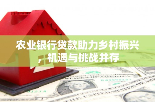 苏尼特右旗农业银行贷款助力乡村振兴，机遇与挑战并存