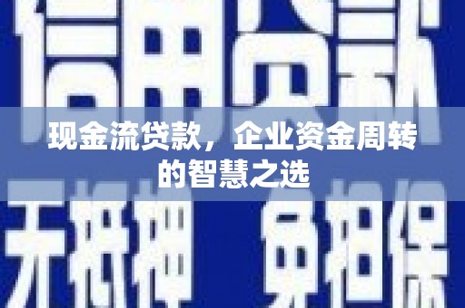 苏尼特右旗现金流贷款，企业资金周转的智慧之选