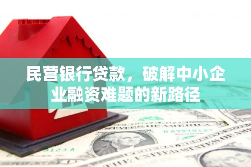 苏尼特右旗民营银行贷款，破解中小企业融资难题的新路径