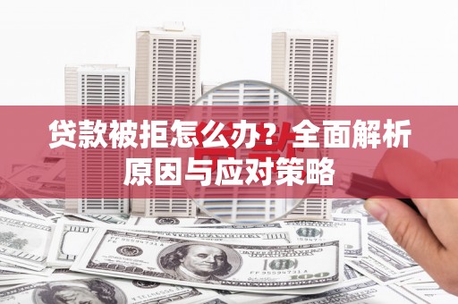 苏尼特右旗贷款被拒怎么办？全面解析原因与应对策略
