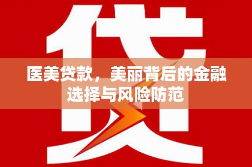 苏尼特右旗医美贷款，美丽背后的金融选择与风险防范
