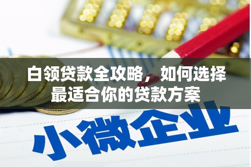 苏尼特右旗白领贷款全攻略，如何选择最适合你的贷款方案