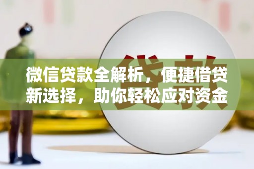 苏尼特右旗微信贷款全解析，便捷借贷新选择，助你轻松应对资金需求